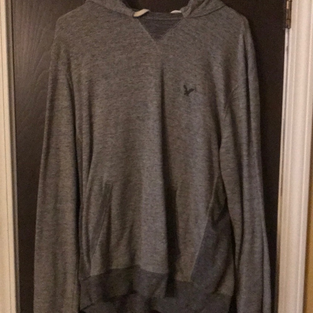 Gray American Eagle Hoodie